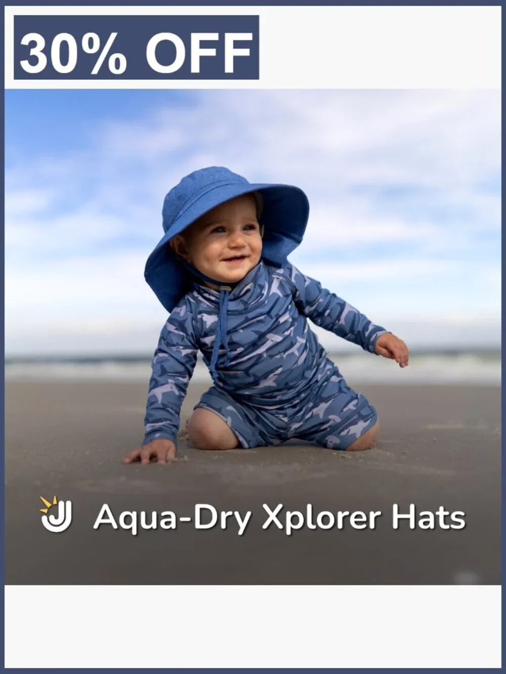 Kids Wide Brim UPF 50+ Quick-Dry Sun Hat Adjustable Toddler